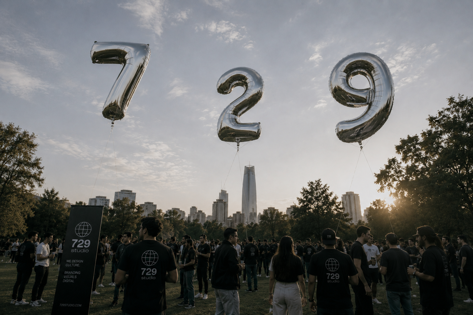 729 studio intervention at Bicentenario