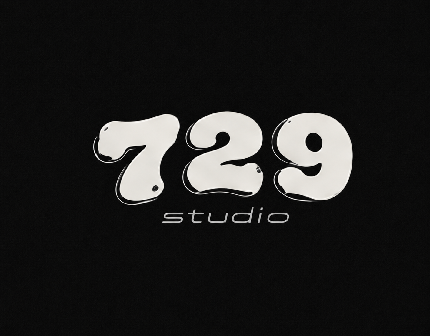 729 chrome rounded logotype exploration