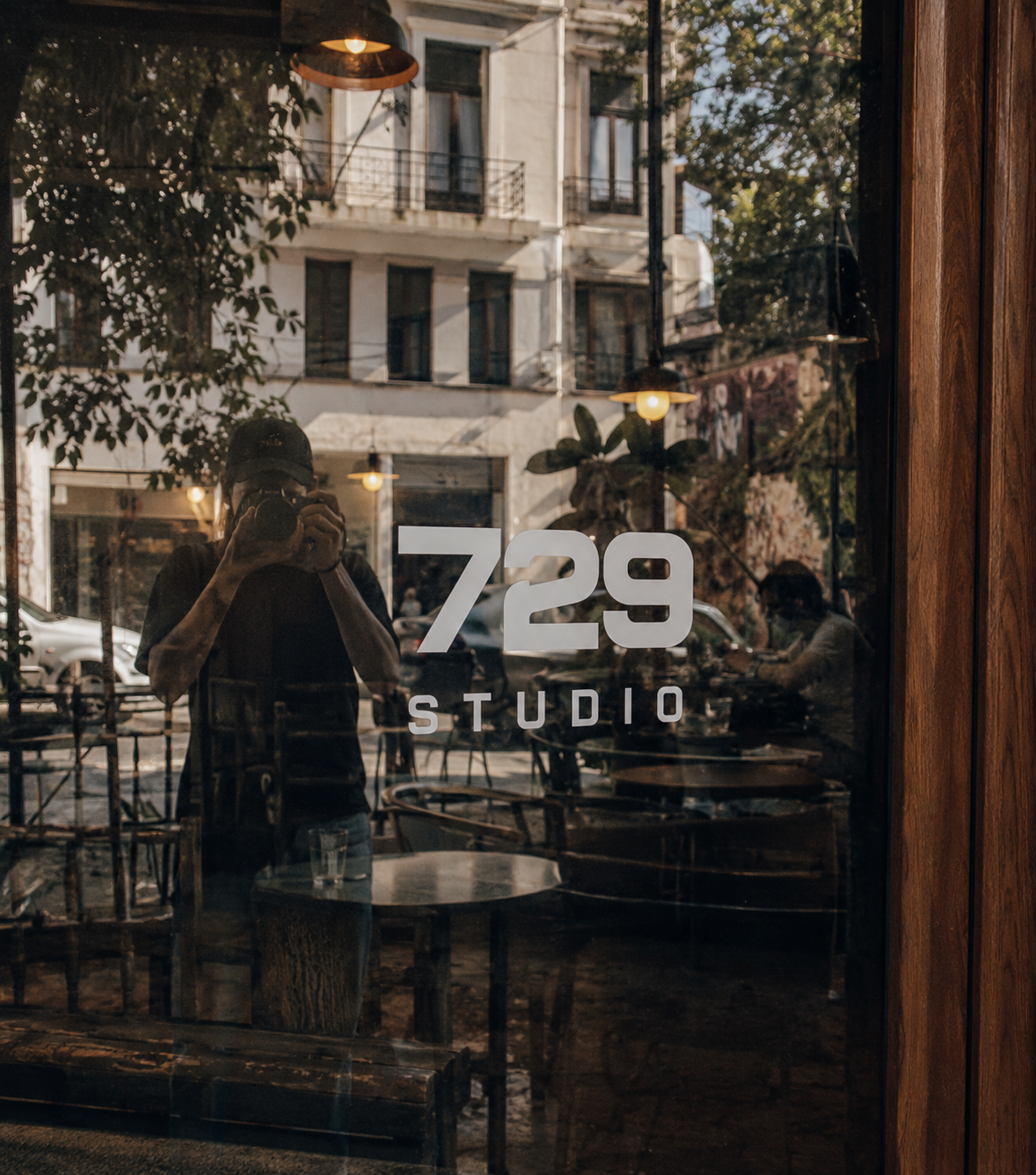 729 studio cafe reflections